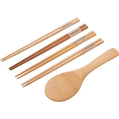 Набор для суши Fackelmann 4 пары палочек + ложка