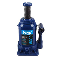 Домкрат гидравлический Vitol телескопический 185-350 мм 15 т
