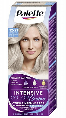 Крем-краска для волос Palette Intensive Color Creme (Интенсивный цвет) 12-21 Холодный платиновый блонд 110 мл