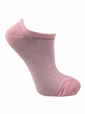 Носки женские Premier Socks Эконом короткие сетка р.23-25 розовый