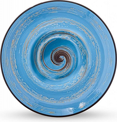 Тарілка глибока Spiral Blue 22,5 см 1100 мл WL-669623/A Wilmax