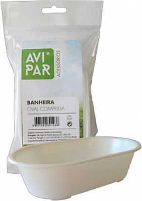 Ванночка овальная для клетки Avipar Long Oval Bathtub