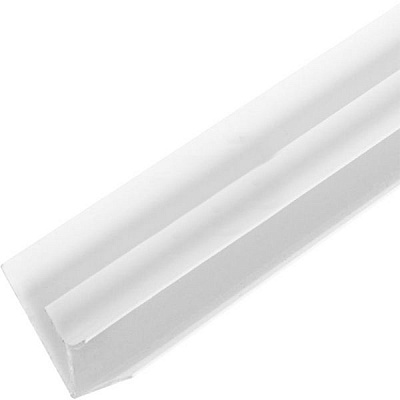 Профіль монтажний ПВХ кут внутрішній EP001 білий глянець