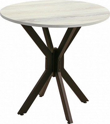 Стіл круглий на металевй опорі Waist Аспен 750х754 мм