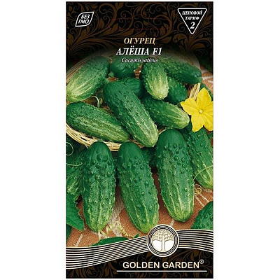 Насіння Golden Garden огірок Альоша F1 0,5г