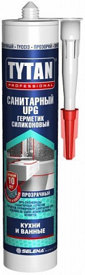 Герметик силиконовый Tytan санитарный UPG прозрачный 280мл