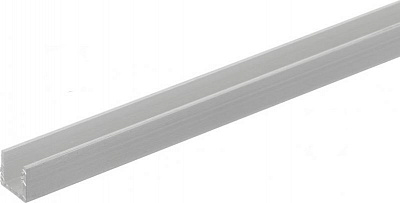 Профиль АЛЮПРО без покрытия 12х12х1,5 мм 1 м