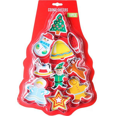 Формы для печенья Рождественские 10 шт