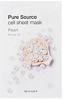 Маска MISSHA Pure Source Cell Sheet Mask Pearl тканевая 21 г