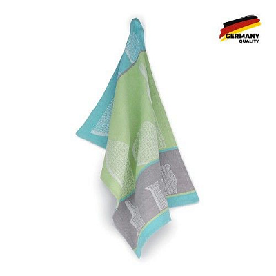 Рушник Carla Flaschen 50х70 зелений 50x70 см Kela зелений