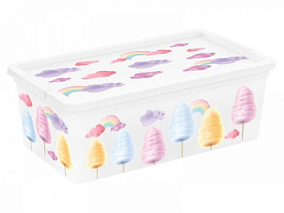 Ящик для игрушек KIS 244727 Portobello XS 6 л разноцветный 120x340x190 мм