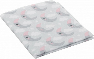 Пеленка Luna Kids Moon 90x90 см серый 