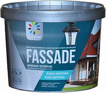 Краска фасадная акриловая водоэмульсионная COLORINA FASSADE База мат 13кг 