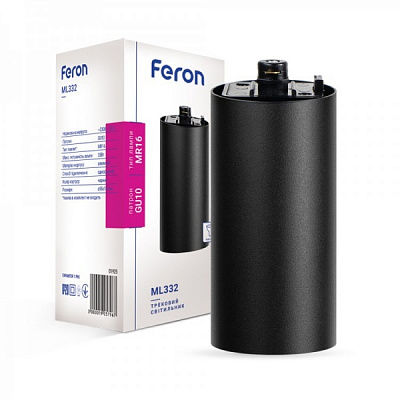 Трековый прожектор Feron под лампу ML332 черный 