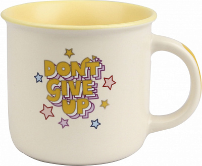 Чашка Fiora Sweet желтая 380 мл