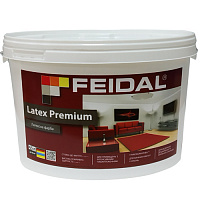 Краска акриловая Feidal Latex Premium глубокий мат белая 4,5л 
