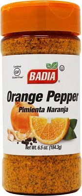 Приправа BADIA апельсиновый перец 184,3 г