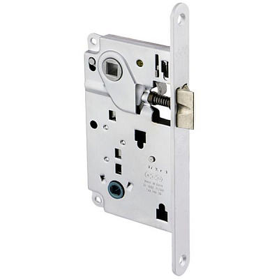 Дверний замок міжкімнатний AGB CENTRO WC90 матовий хром