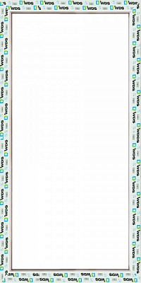Окно глухое WDS 5S 500x1000 мм без открывания 90215739 
