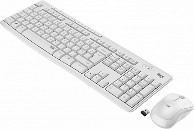 Комплект клавіатура та миша Logitech MK295 Silent Wireless Combo White (L920-009824)