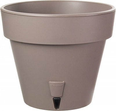 Горщик пластиковий Santino Latina круглий 2,5л сірий (L1 SAD)