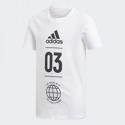 Футболка Adidas YB SID TEE DV1704 140 белый
