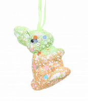 Декоративная подвеска Зайчонок 6 см CX18-037 в ассортименте