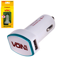 Автомобільний зарядний пристрій Voin C-2026W 2USB (12/24V - 5V 2,4A)