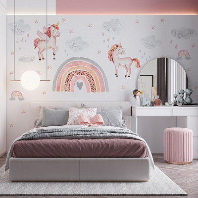 Стікери-патерни Lipastick Веселка 120х80 см 15082131