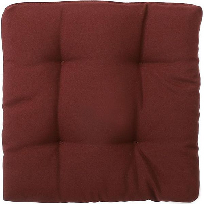 Подушка Indigo стеганая Color mini бордо 35х35х5 см
