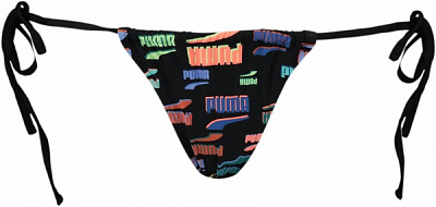 Плавки Puma SWIM WOMEN SIDE TIE TANGA STRING 1P 93806601 р.L чорний