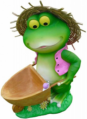 Фигурка декоративная Engard KG-05 Жаба Грин 24х16,5х30 см