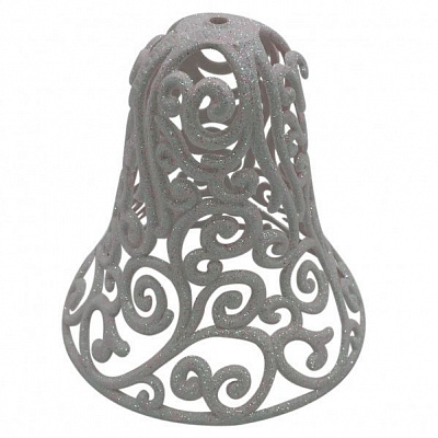 Украшение новогоднее MISLT Колокольчик ажурный DELL3d 100-8 10 см