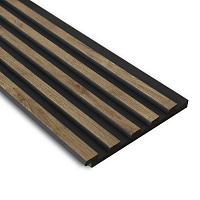 3D-панель MARCO decor 12010-122-K коричневое дерево с черным 120х10х2900 мм (0,34 кв.м)