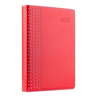 Щоденник А5 Destiny 2021 червоний Leo Planner