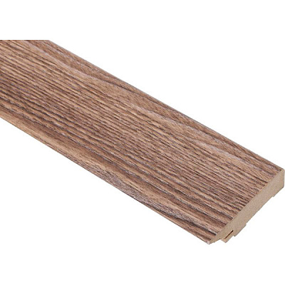 Плинтус МДФ на кляймер дуб натуральный коричневый 19х80х2400 мм 