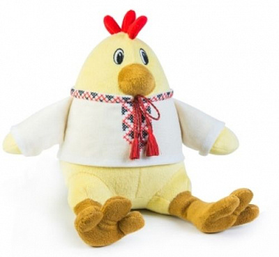 Игрушка Тигрес Цыпленок в вышиванке 25 см