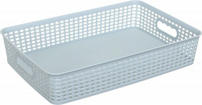 Корзина Gondol Plastic G561 KANGAROO-Midi голубой 270x405x80 мм