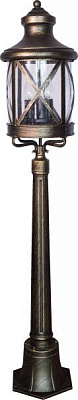 Ліхтарний стовп WunderLicht E14 60 Вт IP44 антична латунь DH-4268M