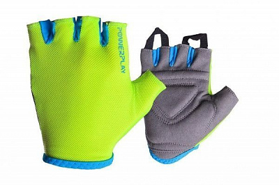 Перчатки для фитнеса PowerPlay PP_03-418 р. XS серо-зеленый 