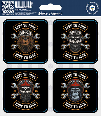 Наклейка Вангруп Байк VG-129