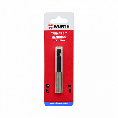 Держатель бит WURTH магнитный 1/4