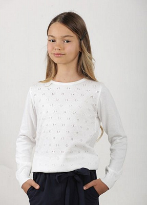 Джемпер для девочки Top Hat р.158 белый 20042 