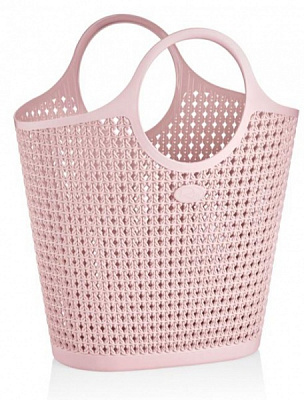 Корзина-органайзер RIO 8697400038409 пластик 25 л, розовая 400x410x190 мм