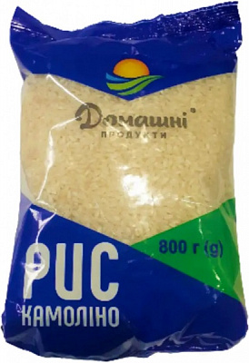 Рис ТМ Домашні продукти Камоліно 800 г