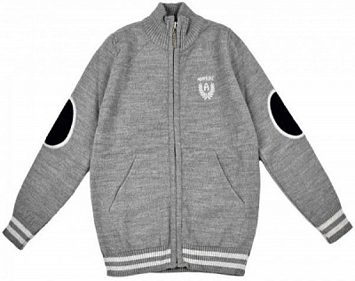 Кофта на блискавці р.152 сірий 1658