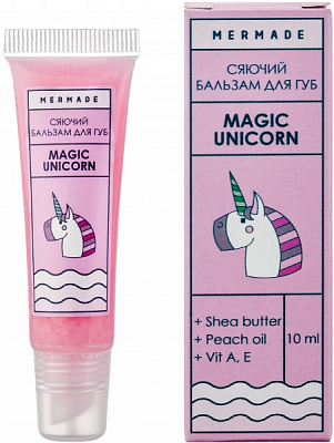 Бальзам для губ для губ Mermade Сияющий бальзам для губ MERMADE Magic Unicorn 10 мл