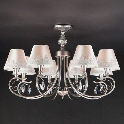 Люстра потолочная Strotskis Incanto 60069/8 8x40 Вт E14 серебряный 