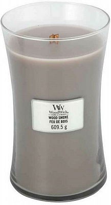 Свеча в стакане Large Wood smoke 609г Woodwick