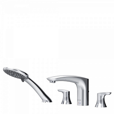 Смеситель для ванны AM.PM 4-секционный Like F8001300